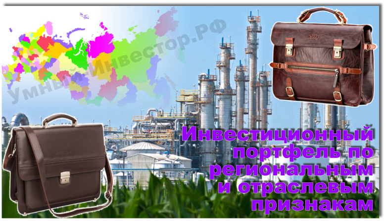Спецификация финансового портфеля по региональным и отраслевым признакам