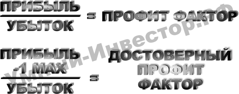 Достоверный профит фактор